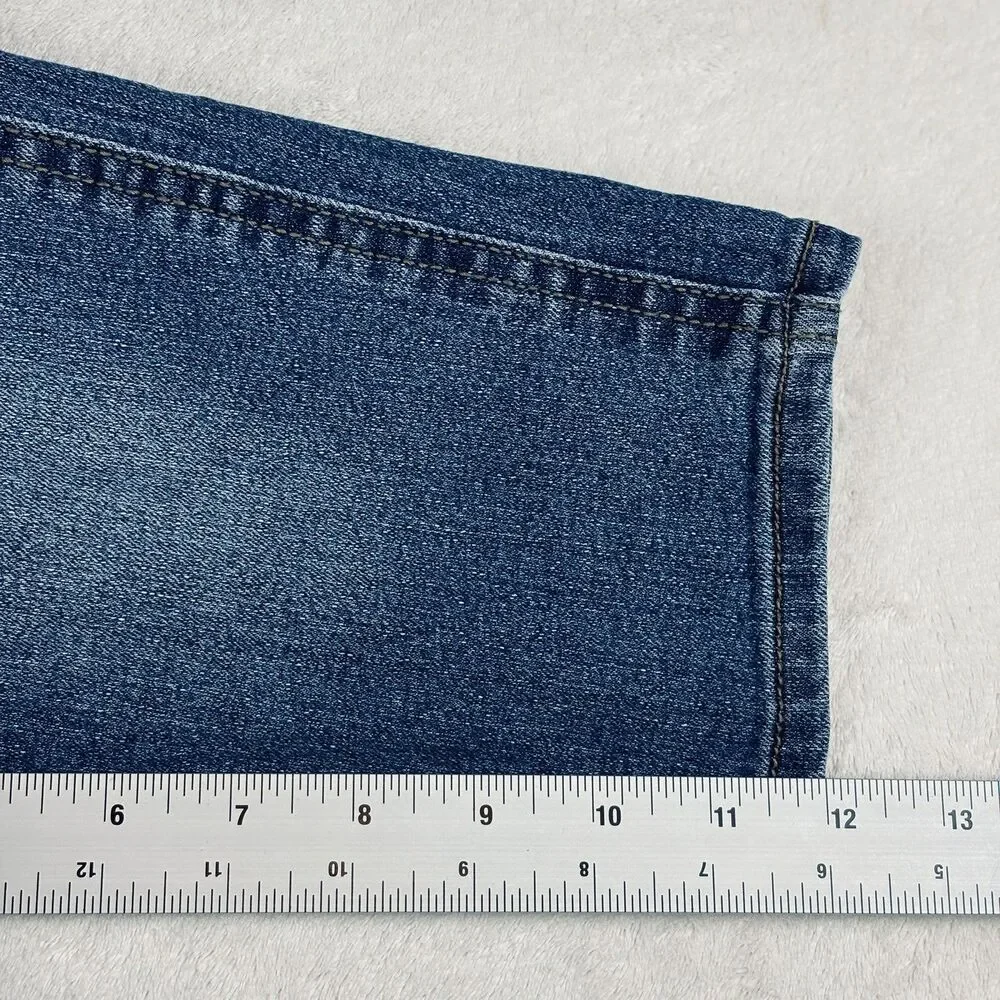 OshKosh B'gosh Overalls Unisex 2T Blue Medium Wash Denim Vestbak Stripe Straps